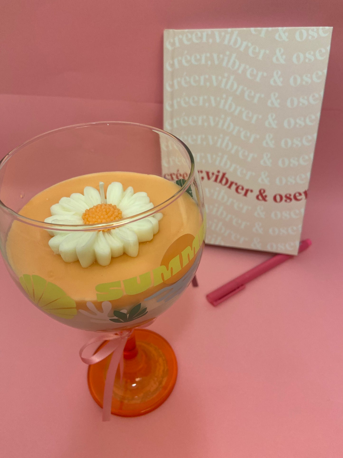 Bougie parfumée dans une tasse coupe - summer– Vanille Fleurie